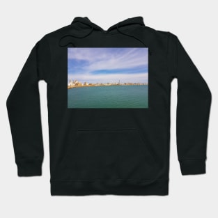 Panorama of Cadiz coastline, Spain Hoodie